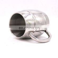 Оптовая партия стальных российских металлических пивных кружек из нержавеющей стали с индивидуальным логотипом, выгравированным на них, без проливов и с двойной стенкой thumbnail-3