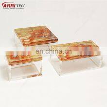 3 Sets Printed Perspex Jewelry Box Plexiglass Acrylic Rectangle Box thumbnail-4
