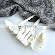 Silicone Spatula Full Package Color Dot Series Kitchen Set Integrated Cooking Shovel Spoon 10 Pcs a Set thumbnail-3