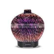 2021 140ml 3d Essential Oil Humidifier Electric Ultrasonic Aroma Glass Diffuser thumbnail-5