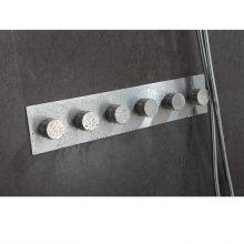 Chromotherapy Shower Set Steel Sanitray Showerhead With Multi-function Rainfall Waterfall Rain Curtain thumbnail-4