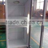 Tempered Glass Door Big Side LED Light Showcase for South America Market thumbnail-2
