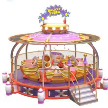 Carnival rides for kids cup spray balls rotating cup