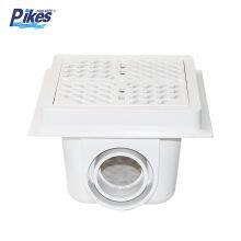 Pikes New Square Main Drain 2''/2.5'' ABS Material In-line Inserts Wholesale Swimming Pool Floor Main Drain thumbnail-3