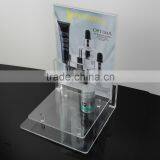 Clear Acrylic Cosmetic Display Stand Cosmetic Stand Makeup Display Holder RCD002 Quality Choice
