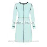 Women Jersey Long Sleeve Fashionable High Quality Ladies Western Dress Design D281 thumbnail-5