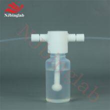 NJbinglab PFA Gas Washing Bottle Same as Brand, 250ml, Low Background