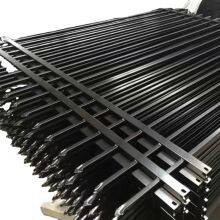 Easy Installation Garden Fence Steel Metal Rail Picket Fencing Carbon Steel Frame Posts for Home Farm Garden Use thumbnail-1
