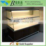 Custom Glass Bakery Display Shelves Showcase With Led Light thumbnail-3