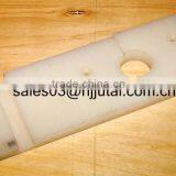 White UHMW-PE Generic Router Mount for Guide Rails