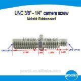 Ideas for Mini Company 1/4"-3/8'' Camera Stabilizer Tripod Mount Screws Stainless Steel Hidden Camera Tripod Screw