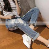 Ripped Jeans Women's Jeans Stock Jeans 30NZ-8FG-6 thumbnail-1