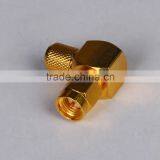 SMA Male 90 Degree 5D-FB LMR300 Cable Connector