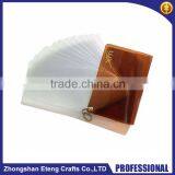 Fashion Custom Printing Swivel id Card Holder,plastic Swivel Card Pouch