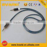 Cheap Transparent Crystal Audio Cable For Aux Stereo Cable,3.5mm Aux Cable / Audio Cable / Video Cable With Hexangular Design thumbnail-2