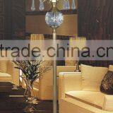 CE/UL/SAA Brass Column Floor Lamp Crystal Ball FL21706 thumbnail-1