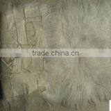 Patched Mongolian Lamb Fur Plate thumbnail-1