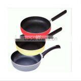 Aluminum Nonstick Pressed/ Forged Ceramic Coating Deep Fry Pan Puncake Pan Pizza Pan Cake Pan thumbnail-1