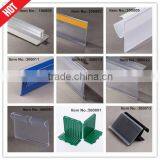 Plastic Shelf Super Gripper Sign Holders for Supermarket Display