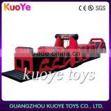 Inflatable Red Obstacle Course,bouncy Obstacle Inflatable Trampoline,2016 Obstacle Courses