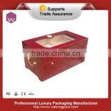 Black Large Empty Humidor Wood Cigar Box for Sale thumbnail-2