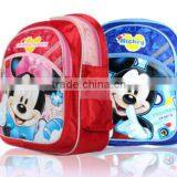 China supplier cute cartoon school bag new models customized mickey mouse school bag