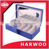 Top-grade Blue Glasses Packing Box With Mirror