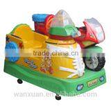 2014 modern amusement coin operated kiddie ride two seats motor game machine