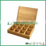 Houseware Gift Case/Storage Box/Bamboo Kitchen Tea Caddy/Many Grids Gift Box/Jewelry Box/Home Storage Solutions