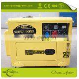Mobile Generator! Low Noise Single Phase 5kw Portable 220V Generator With Soundproof and 4 Wheels thumbnail-5