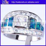 Hot 925 Sterling Silver Young Boy Ring Fake Diamond Ring For Boys thumbnail-3