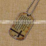 Wholesale Zinc Alloy Dog Tag With Necklace thumbnail-2