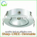 1W 3W Tiltable Cabinet Led Mini Spot Downlight