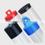 Plastic Material Clear Tubes With Hanging Cap