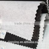 Double dot polyester nonwoven fusible interlining for garment