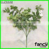 7 Heads Plastic Mint Leaf Artificial Leaves for Decoration