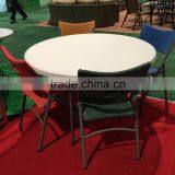 4ft Plastic Round Folding Wedding Table thumbnail-2