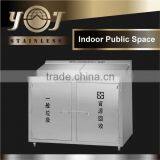 High Quality Metal Recycling Plastic Inner Bins Garden Trash Bin