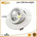 High Brightness Rotable Recessed Led Downlight 30w thumbnail-6