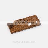 Jeans pu Leather Labels Garments Leather Back Patch Labels Fashion Label for Hats thumbnail-4