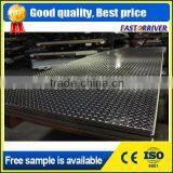 3003 3004 3105 Five Bar Aluminium Tread Embossed Plate Sheet