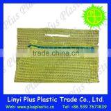 Knitting Mesh Drawstring Bag Packing Cucumber,mesh Bag for Vegetables thumbnail-3