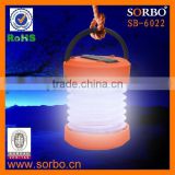 SORBO Most Popular Hand Cranking Dynamo Mini LED Lantern,Multi-function Electric Camping Lantern with Charger China