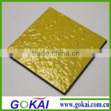 Golden yellow good price shine surface pvc flooring