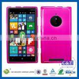 C&T Ultra Slim Clear TPU Bumper Protective Case for Nokia Lumia 830