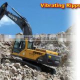 Hydraulic hammer ripper/vibro ripper for diggers breaking stone, concrete, asphalt