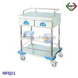 NFQ11 Stainless Steel Medical Nursing Treatment Trolley thumbnail-1