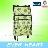 600D Nylon Full Printing Promotional Foldable Shopping Bag With Wheels in Xiamen