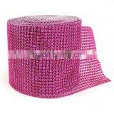 24 Rows Plastic Rhinestone Mesh Trimming for Decoration thumbnail-4
