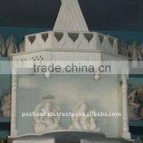 Handmade Intricately Designed Marble Temple